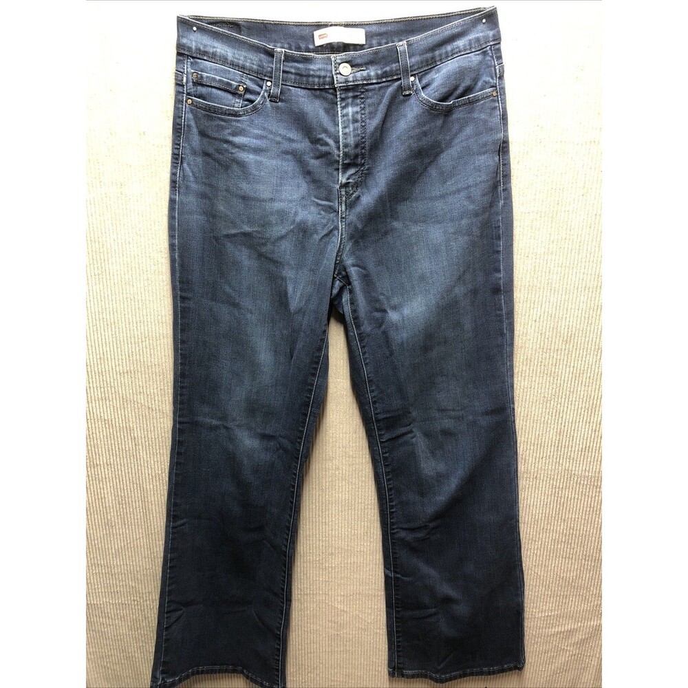 Levi’s 512 Perfectly Slimming Jeans Women Size 14M Bootcut Stretch Denim